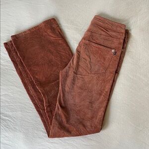 Pilcro The Icon Flare Jeans Corduroy Rust 26